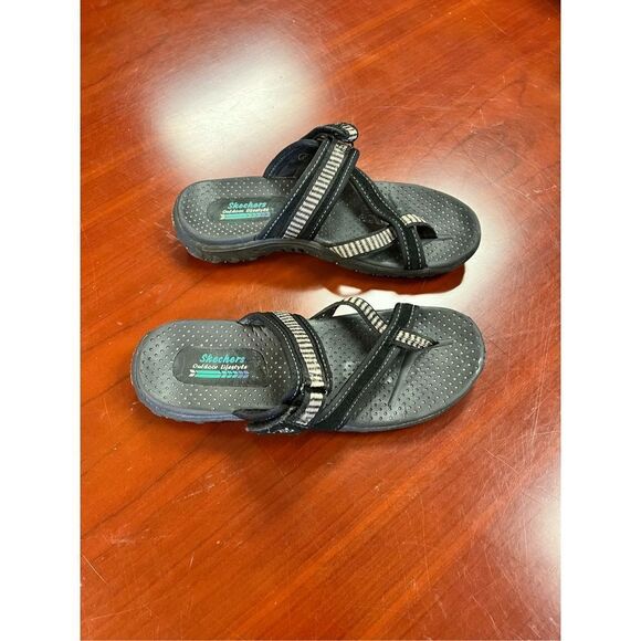 Skechers Womens Reggae Seize the Day Thong Sandals sz 8 - Picture 2 of 7